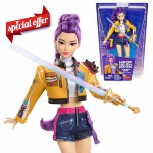 Mattel KPop Demon Hunters HUNTR/X Rumi Fashion Doll in “How It’s Done” Performance Look with Sword Accessory​​