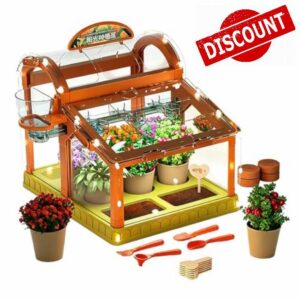 Kids Greenhouse Flower Growing Kit