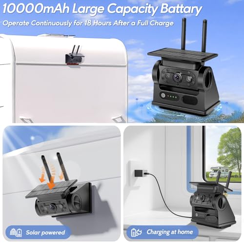 No Wiring 7 Inch 1080P IP69 Waterproof Monitor System for Car