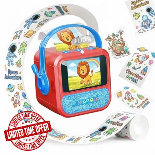 Smart AI Voice Sticker Printer for Kids