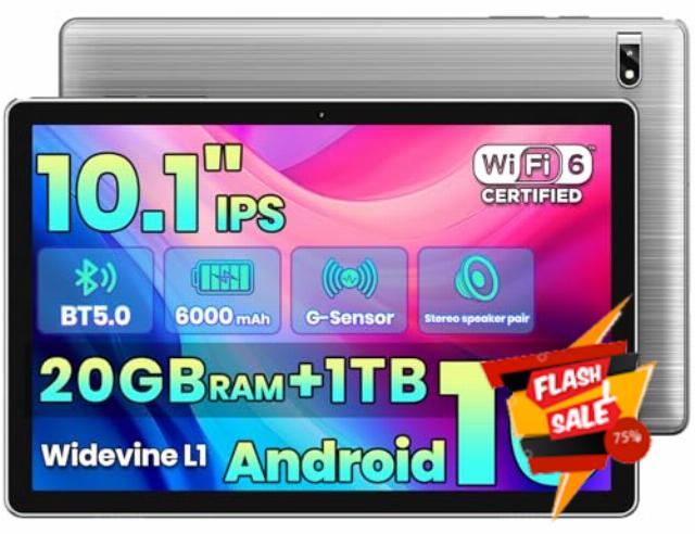 TPZ 2026 Latest Android 16 Tablet 10.1 Inch