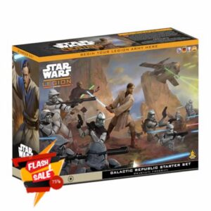 Asmodee | Star Wars: Legion - Galactic Republic Starter Set | Miniature Game | Ages 14+ | 2 Players | 90 Minutes Playing Time