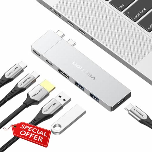VENTION USB C Hub for MacBook Air & IPad