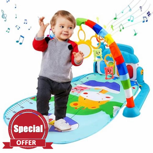 Gyms & - 5 In-1 Activity Gym Piano | Non-slip Playmat Piano Tummy Time Activity Mat