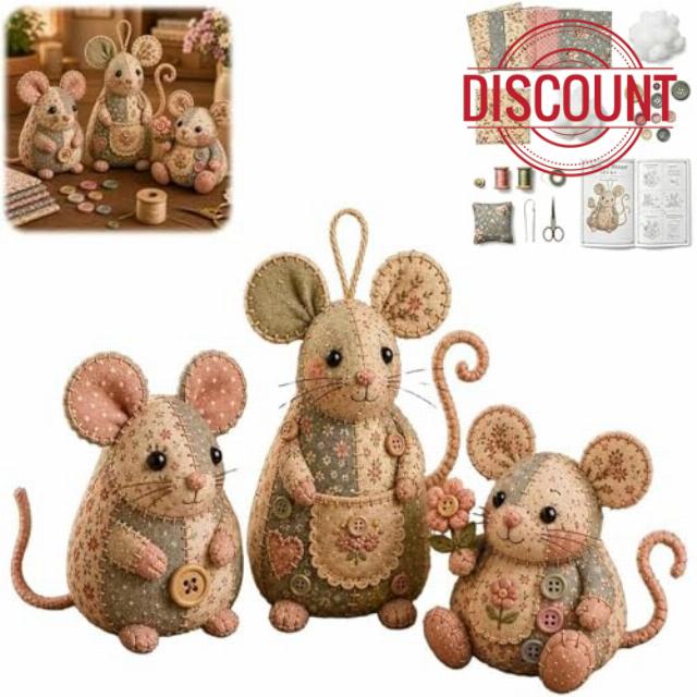Patchwork Mouse DIY Kit