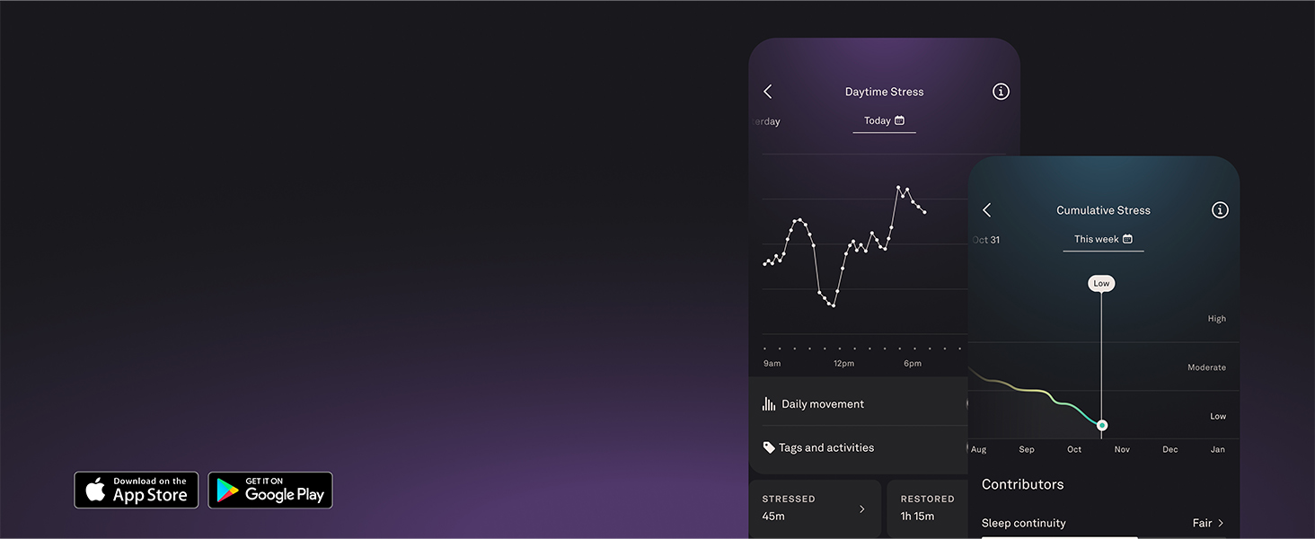 Computer desktop display showing dark-themed software interface with purple gradient background, trading charts, data panels, and multiple windows.