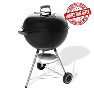 Weber Original Kettle Charcoal Barbecue 57 cm with Stand & Wheels/Classic BBQ