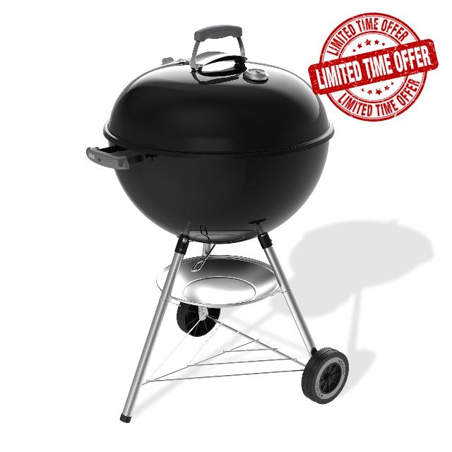 Weber Original Kettle Charcoal Barbecue 57 cm with Stand & Wheels/Classic BBQ