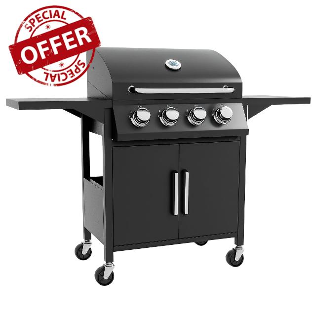 Outsunny 4 Burner Gas BBQ