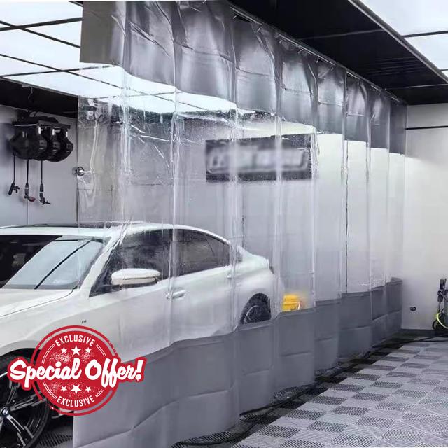 Heavy Duty PVC Partition Curtain - Industrial Divider for Patios and Outdoor Areas