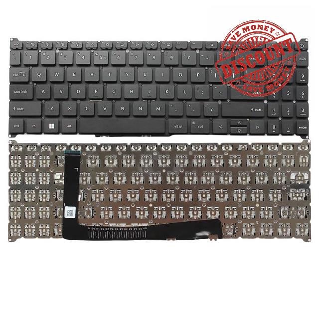 Notebook No Backlit Keyboard For ACER Nitro V 15 ANV15-51-75HE NH.QN8AA.002 English US Black New