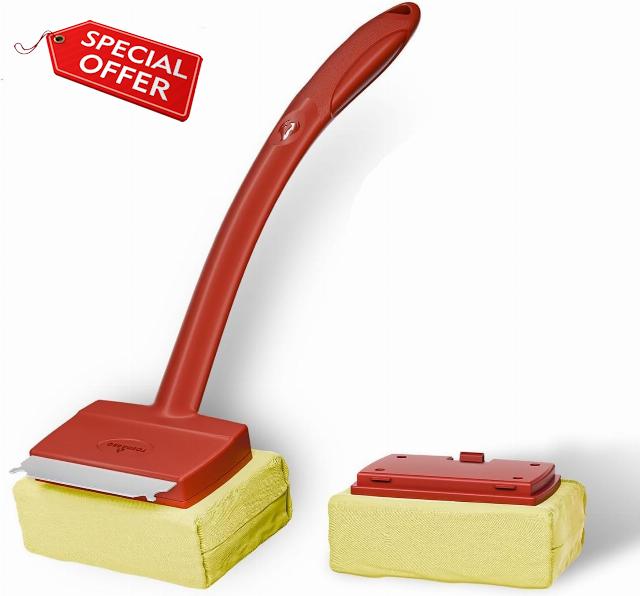 Wire-Free Grill Brush with Scraper