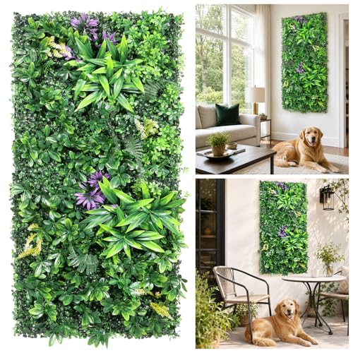 50cm x 100cm Artificial Plant Flower Living Wall Panels