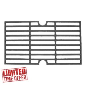 Grill Grates Replacement: Cast Iron Cooking Grate - 20x36cm/8 x 14" Grill Rack Grids BBQ Roasting Rack For Outdoor Barbecue