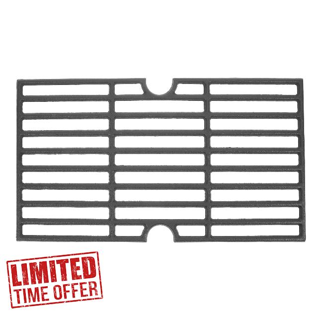 Grill Grates Replacement: Cast Iron Cooking Grate - 20x36cm/8 x 14" Grill Rack Grids BBQ Roasting Rack For Outdoor Barbecue
