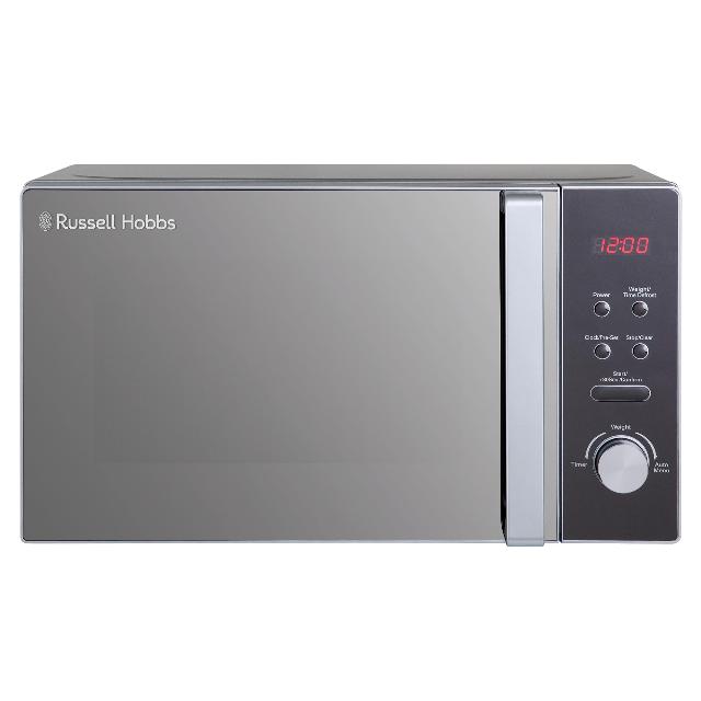 Russell Hobbs RHM2076S-AZ 20 Litre 800 W Silver Digital Solo Microwave with 5 Power Levels