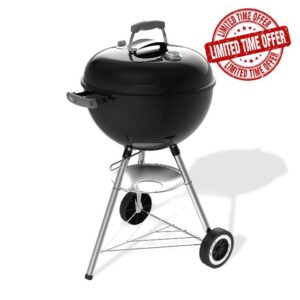 Weber Original Kettle Charcoal Barbecue 47 cm with Stand & Wheels/Classic BBQ