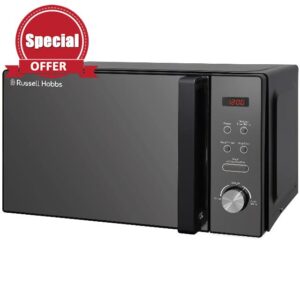 Russell Hobbs RHM2076B 20 Litre 800 W Black Digital Solo Microwave with 5 Power Levels