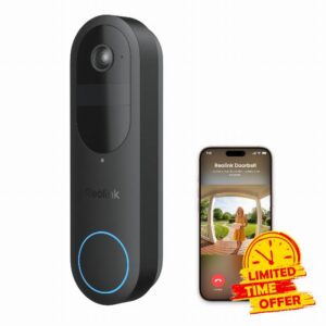 Reolink Video Doorbell (2nd Gen) | 2K 4MP Wireless Doorbell Camera with Head-to-Toe View