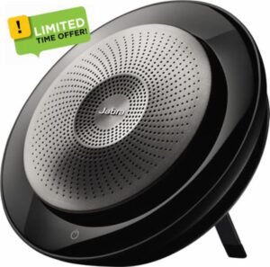 Jabra Speak 710 Speaker Phone - Microsoft Certified Portable Conference Speaker with Bluetooth Adapter and USB - Connect with Laptops