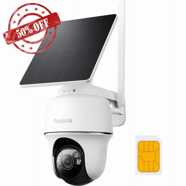 Reolink 4G LTE Cellular Outdoor Security Camera + 32GB SD Card