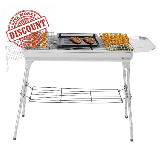 ROVSON Portable Stainless Steel BBQ Grill