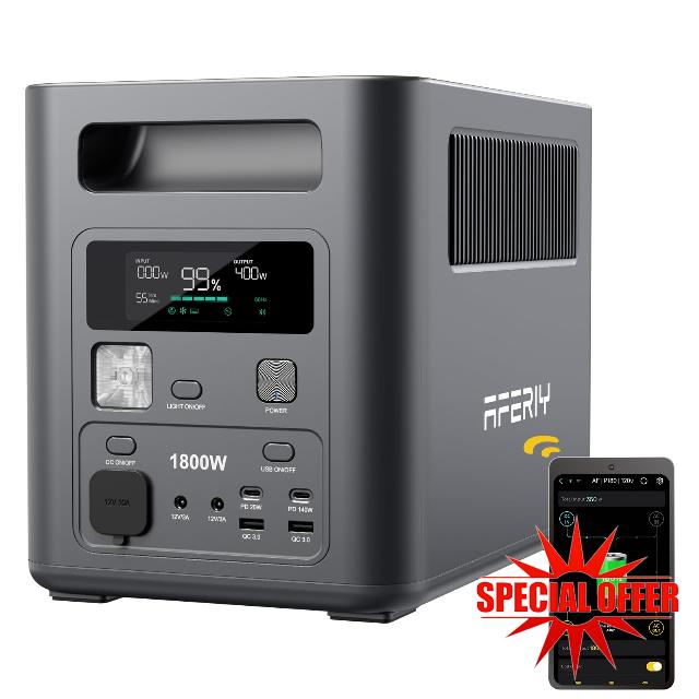 AFERIY 1800W 1024Wh Portable Power Station