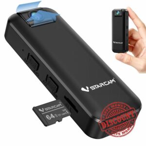 VSTARCAM 2K Body Camera with Audio