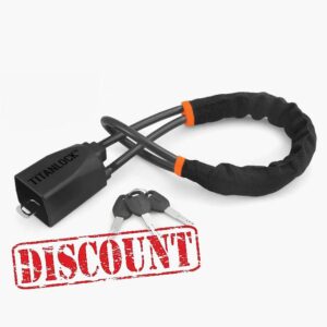 TitanLock Steering Wheel Lock – Anti-Theft Car Security Device with 5mm Steel Cable