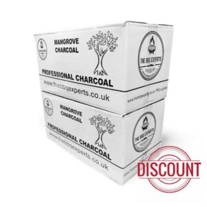 20kg Mangrove A Grade Charcoal by The BBQ Experts – Restaurant-Grade Oak Wood Charcoal for BBQ