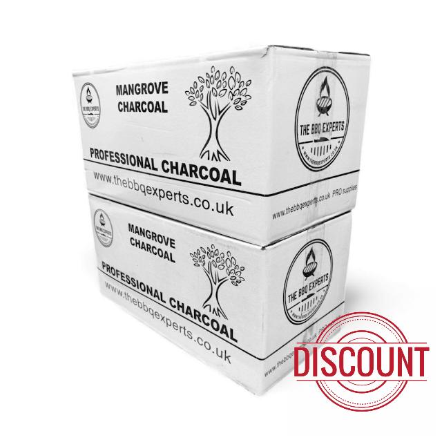 20kg Mangrove A Grade Charcoal by The BBQ Experts – Restaurant-Grade Oak Wood Charcoal for BBQ