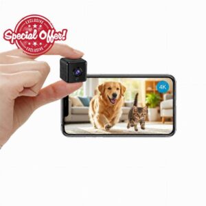 AOBOCAM Mini Hidden Spy Camera 4K