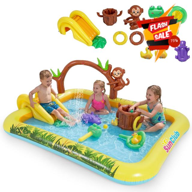 COSTWAY Inflatable Play Center