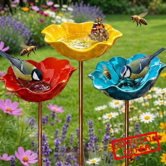 Metal Bird Bath for Garden