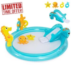 Maxmass Inflatable Water Play Center