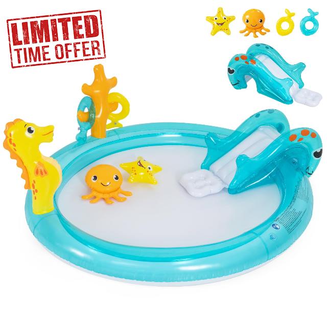 Maxmass Inflatable Water Play Center