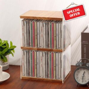 Rainmae CD Holder Desk Rack Organizer