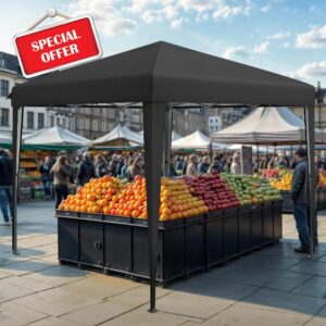 DWVO Pop-Up Gazebo 3m x 3m