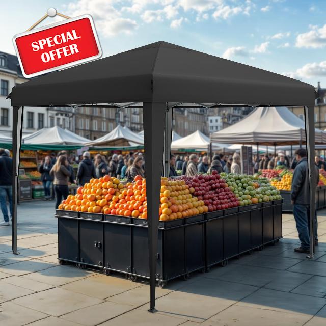 DWVO Pop-Up Gazebo 3m x 3m