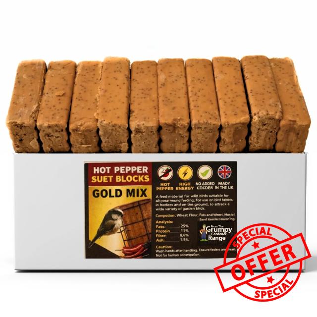 Peanut Butter Bird Suet Cakes – Squirrel Proof
