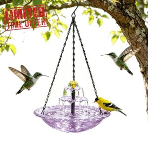 2026 New Hanging Bird Bath