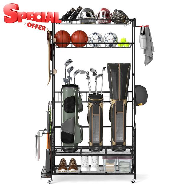 COSTWAY Sports Equipment Organizer