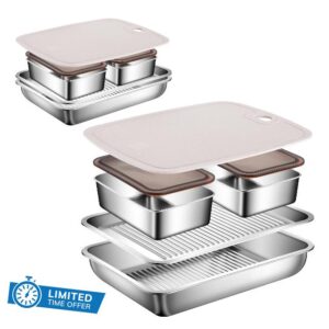 2-Set Drip EZ BBQ and Meal Prep Tub