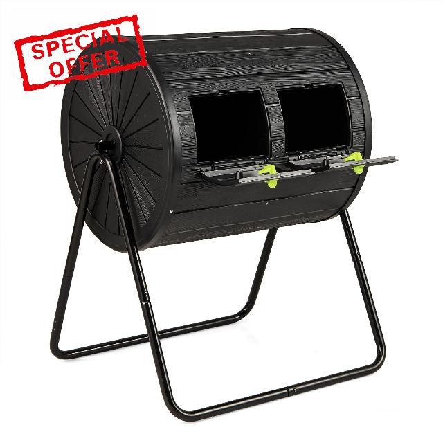 TANGZON Garden Tumbling Composter