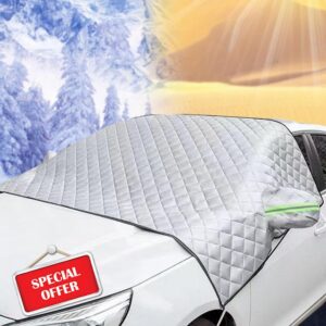 Car Windshield Snow Cover for Kia Sorento 2011-2025 Waterproof Ice and Snow All-Season with Side Mirror Covers Thermal Shield Car Accessories