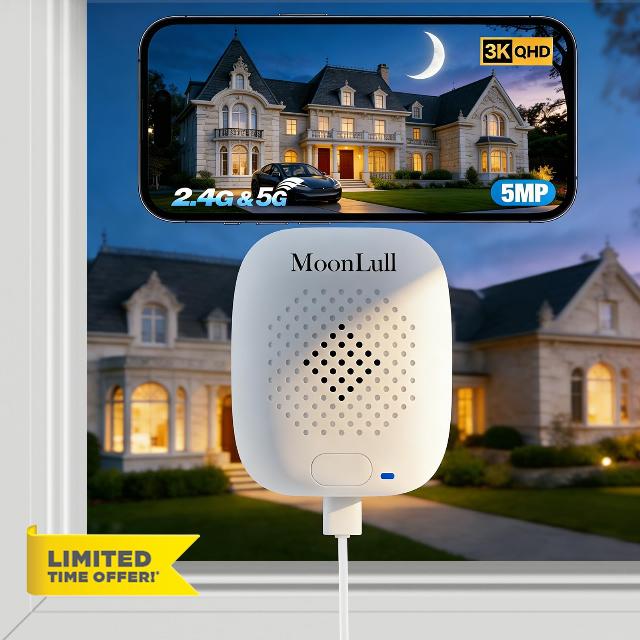 SafeView Window Camera–3K 5MP Security Camera