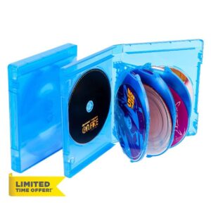 Blu-ray/DVD/CD Multi Case 8 Tray (Holds 8 Discs) 20 mm Replacement Box