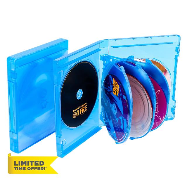 Blu-ray/DVD/CD Multi Case 8 Tray (Holds 8 Discs) 20 mm Replacement Box