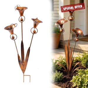 Three Calla Lilies Garden Stake