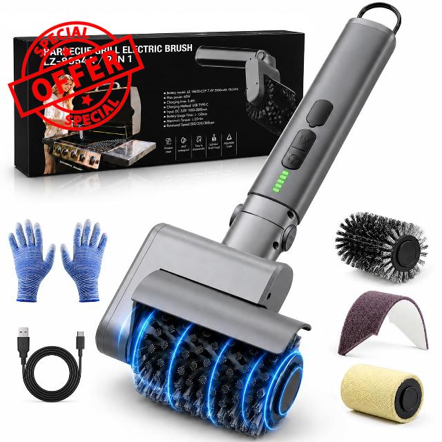 2026 Upgraded Electric Grill Brush Cordless